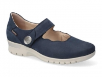 chaussure mobils velcro maryana bleu jean